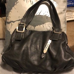 Med/large black soft leather Cole Haan